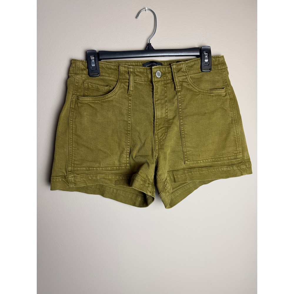 Banana Republic Olive Green Mid Rise Utility Shorts Size 29 Premium Denim